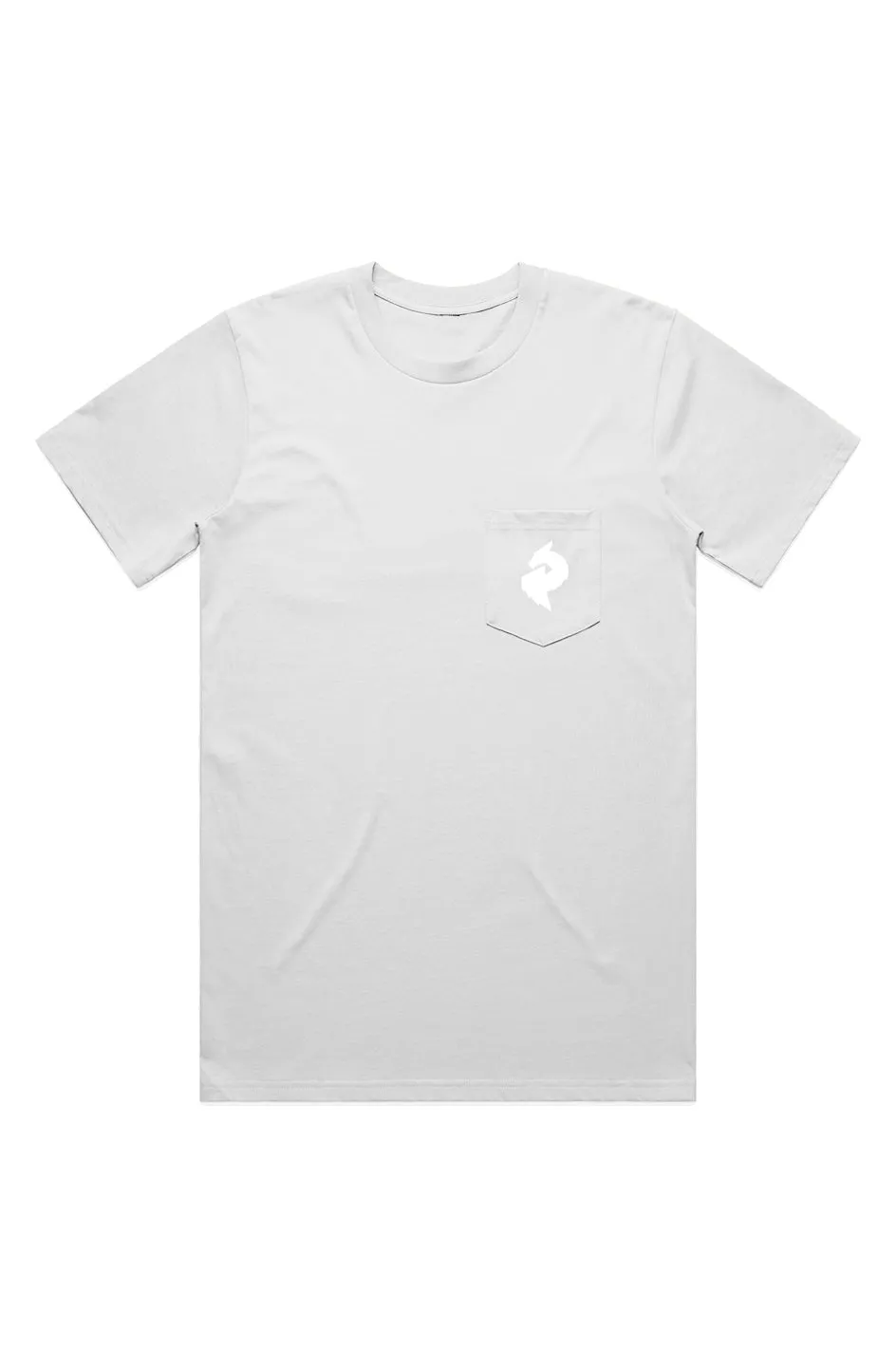 Men's White Classic Pocket Tee