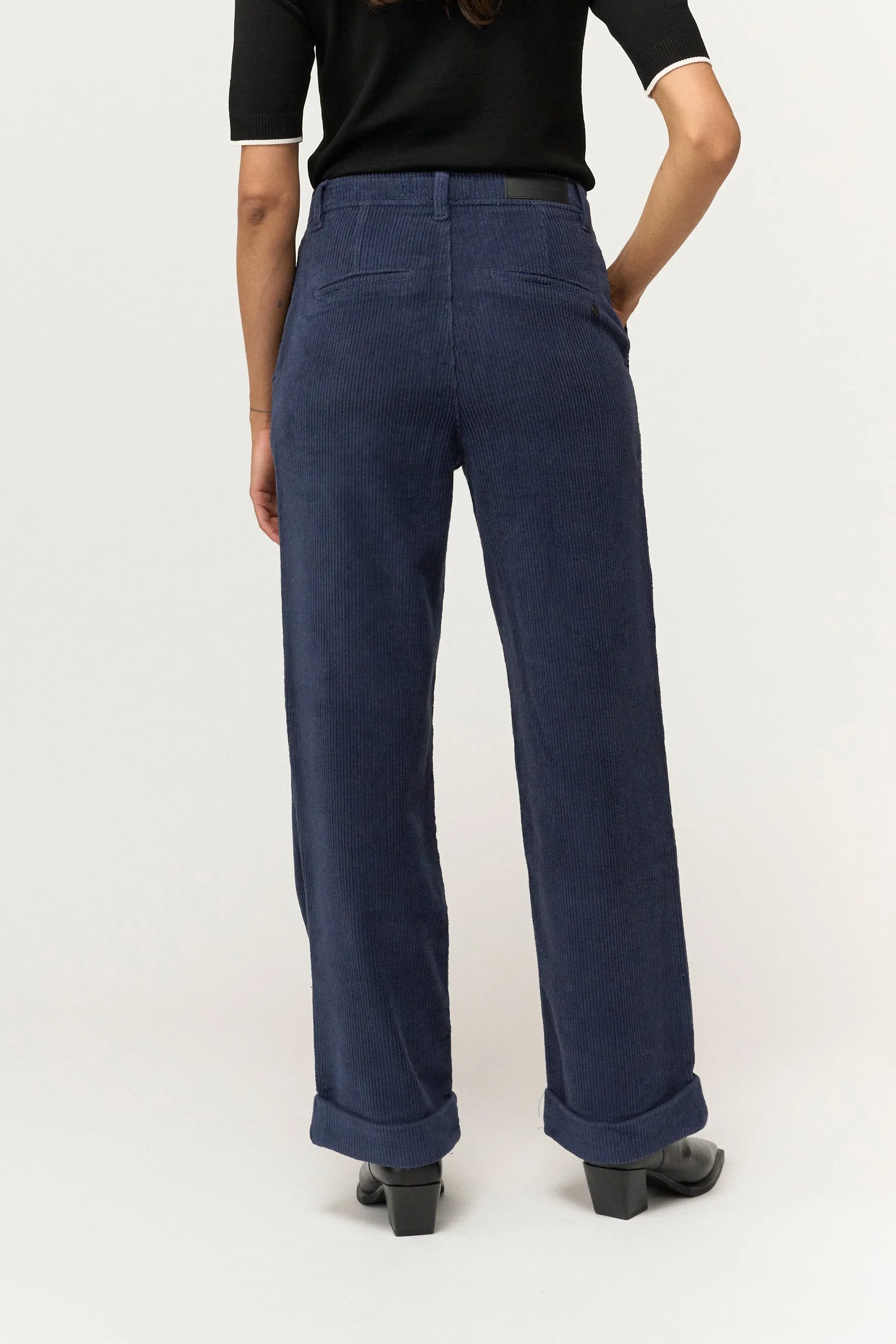 PD-Birkin Weekend Pant Stunning Corduroy - Deep Navy Blue