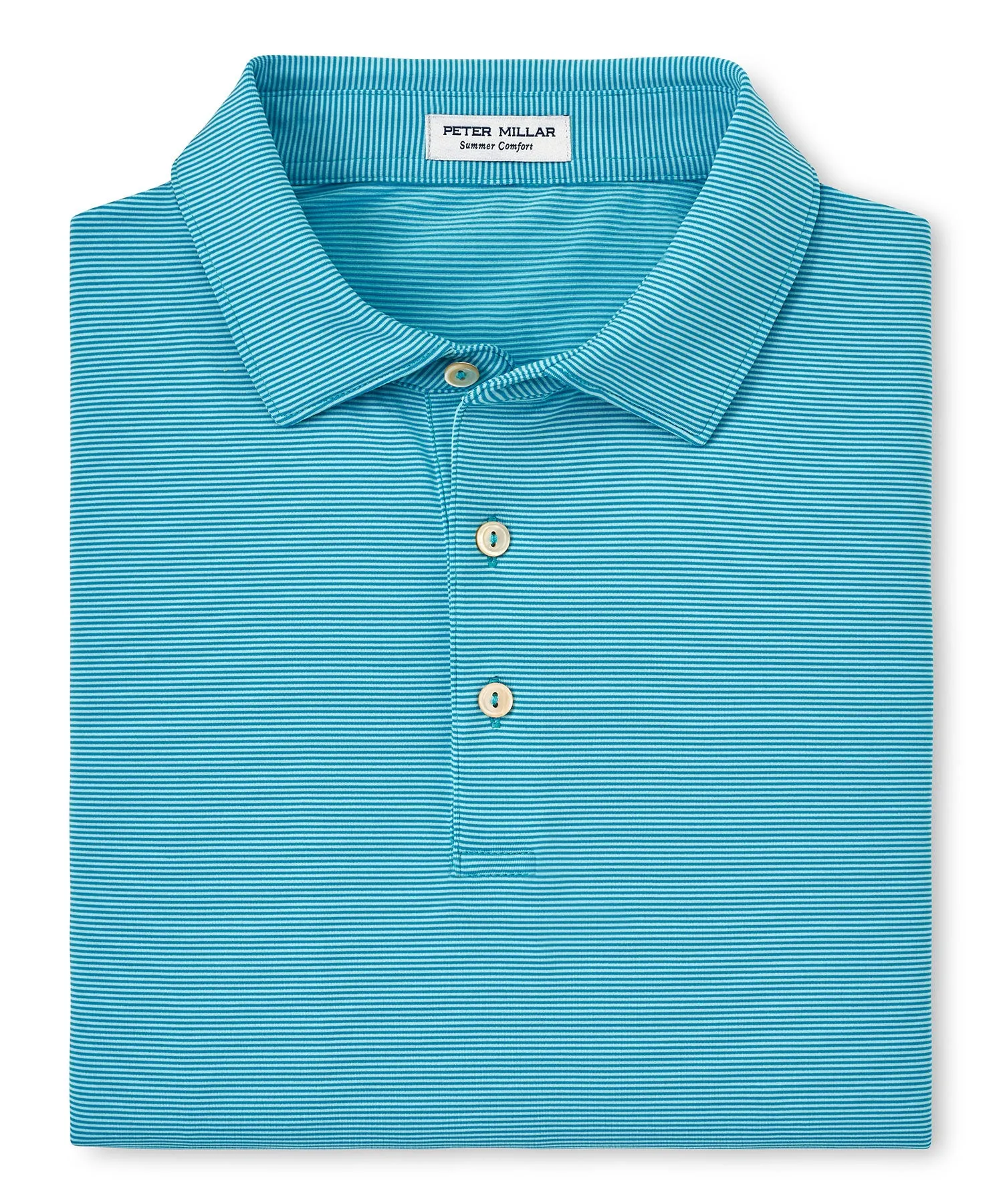 Peter Millar Short Sleeve Jubilee Stripe Polo Knit Shirt