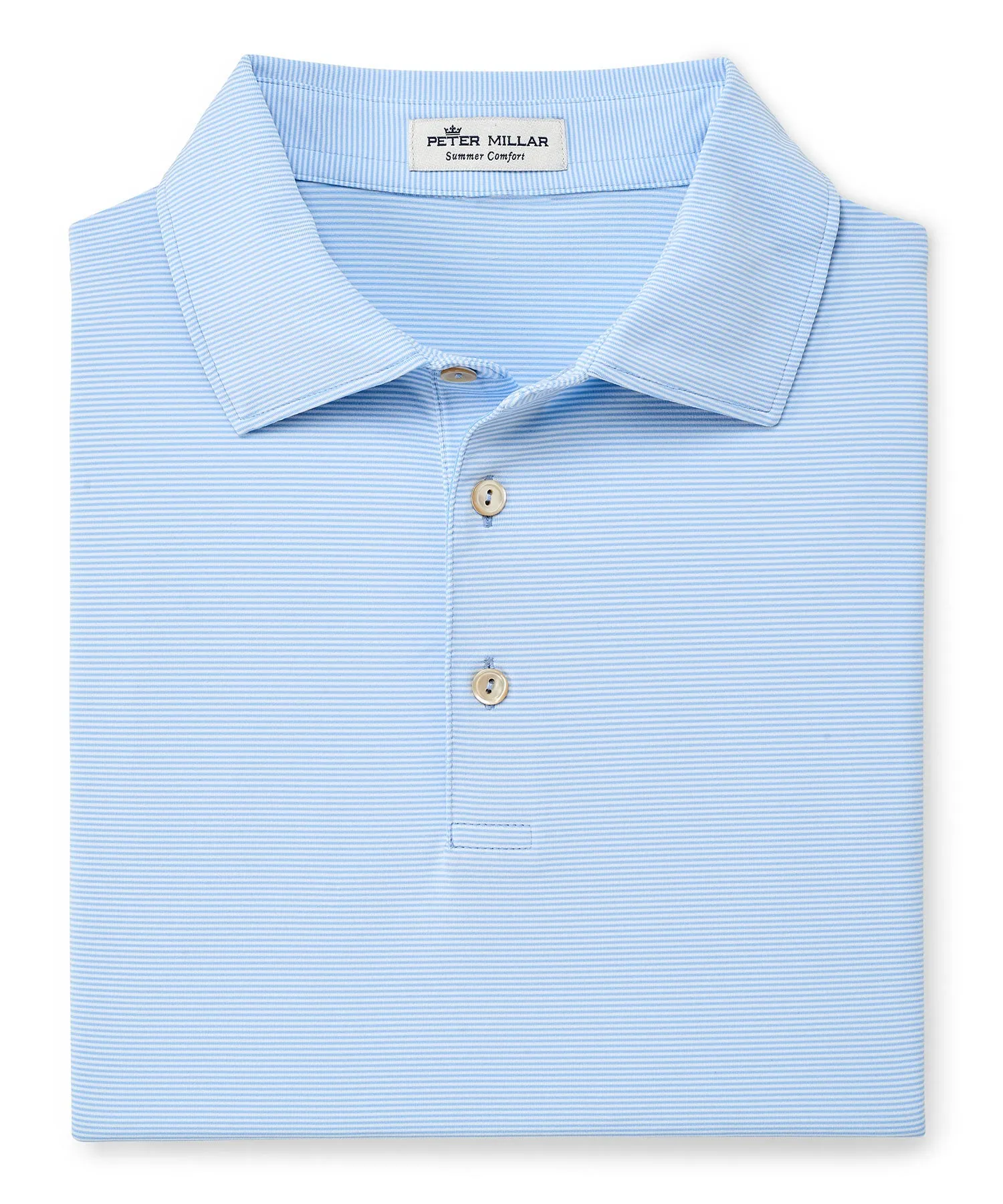 Peter Millar Short Sleeve Jubilee Stripe Polo Knit Shirt
