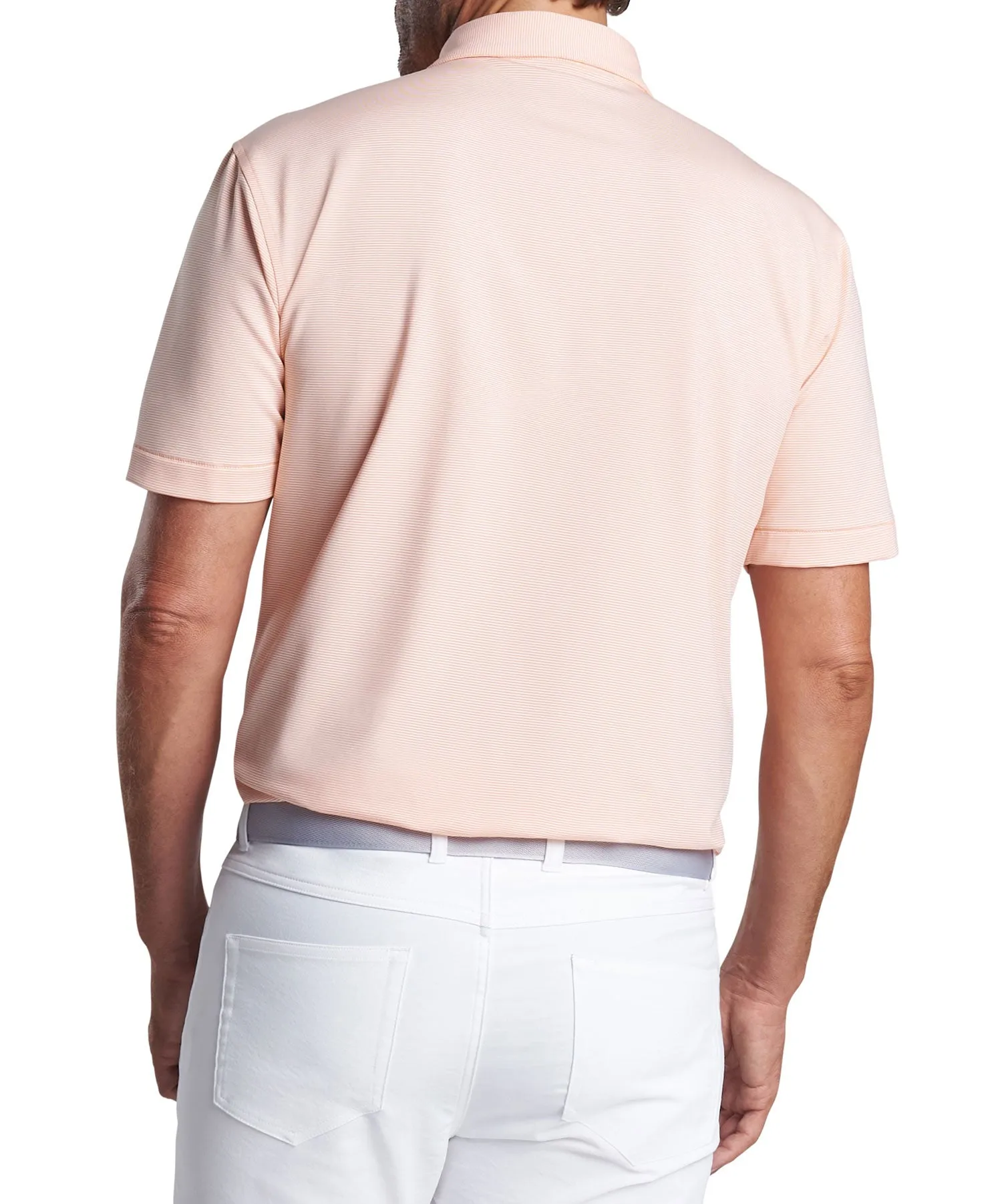 Peter Millar Short Sleeve Jubilee Stripe Polo Knit Shirt