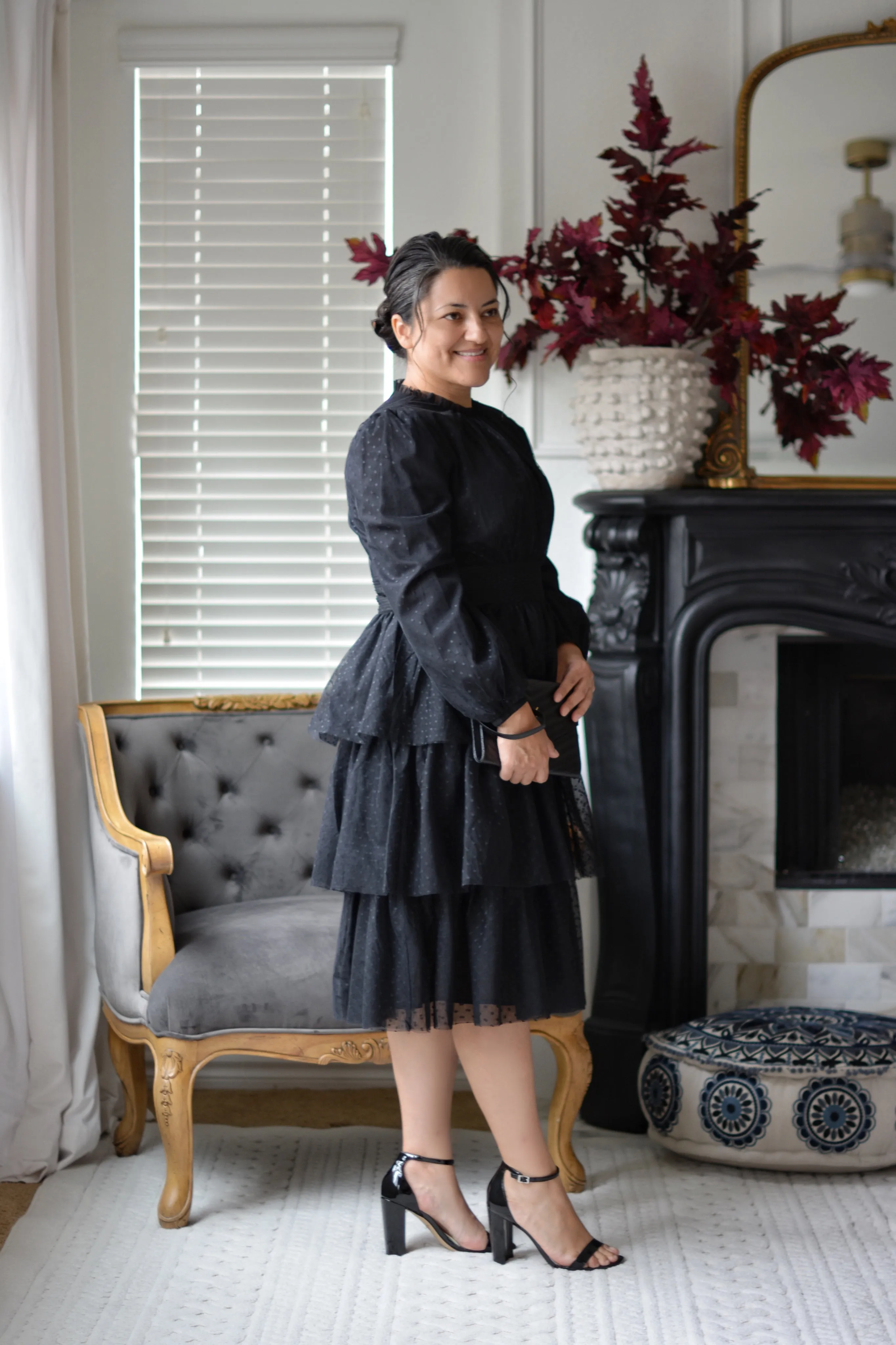 Prague Black Tulle Dress