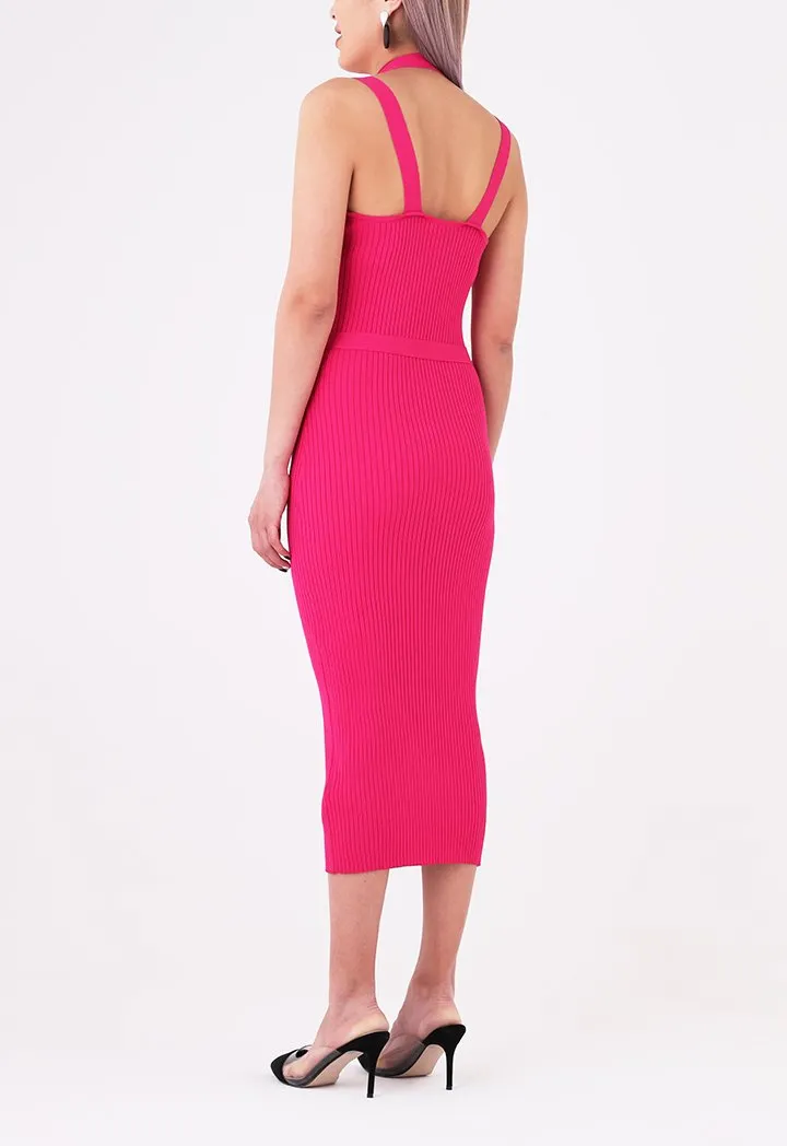 Ribbed Knit Bodycon Dress