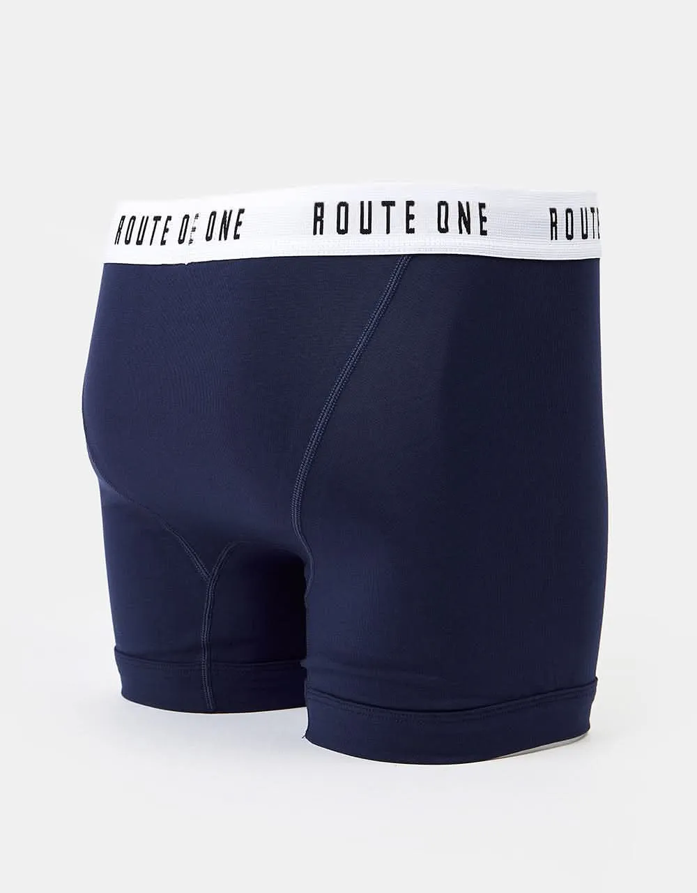 Route One Classic Boxer Shorts 2 Pack - Orange Zest/Classic Navy