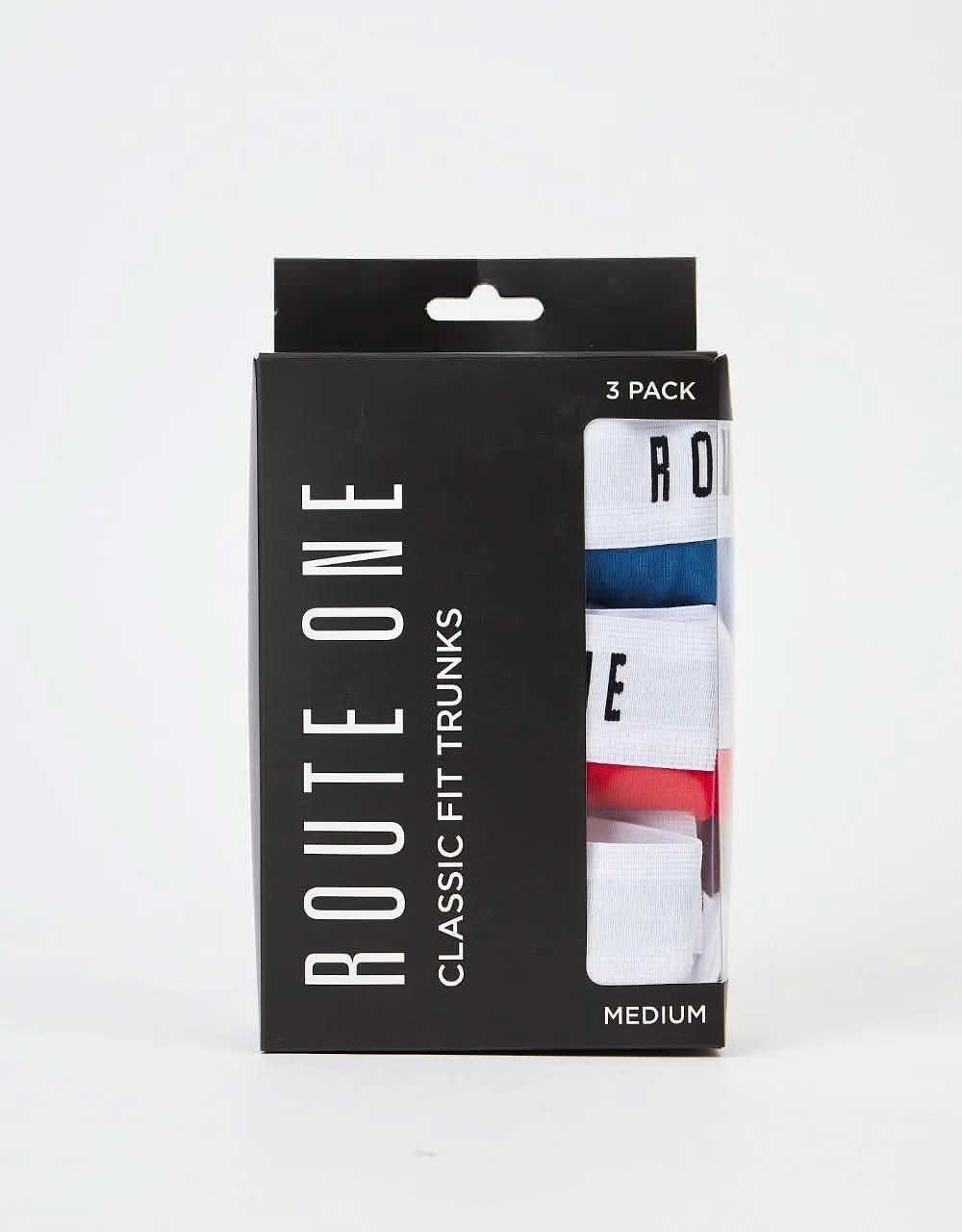 Route One Classic Boxer Shorts 3 Pack - Red/White/Blue