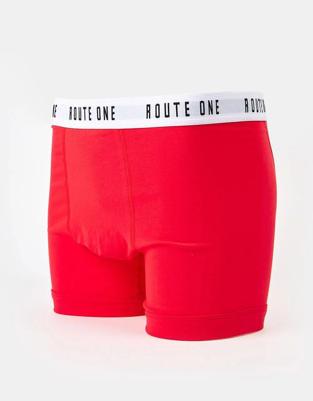 Route One Classic Boxer Shorts 3 Pack - Red/White/Blue