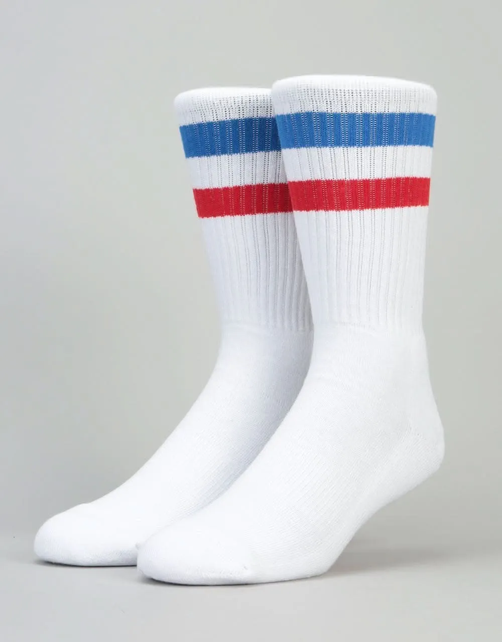 Route One Classic Crew Socks 3 Pack - White/Assorted