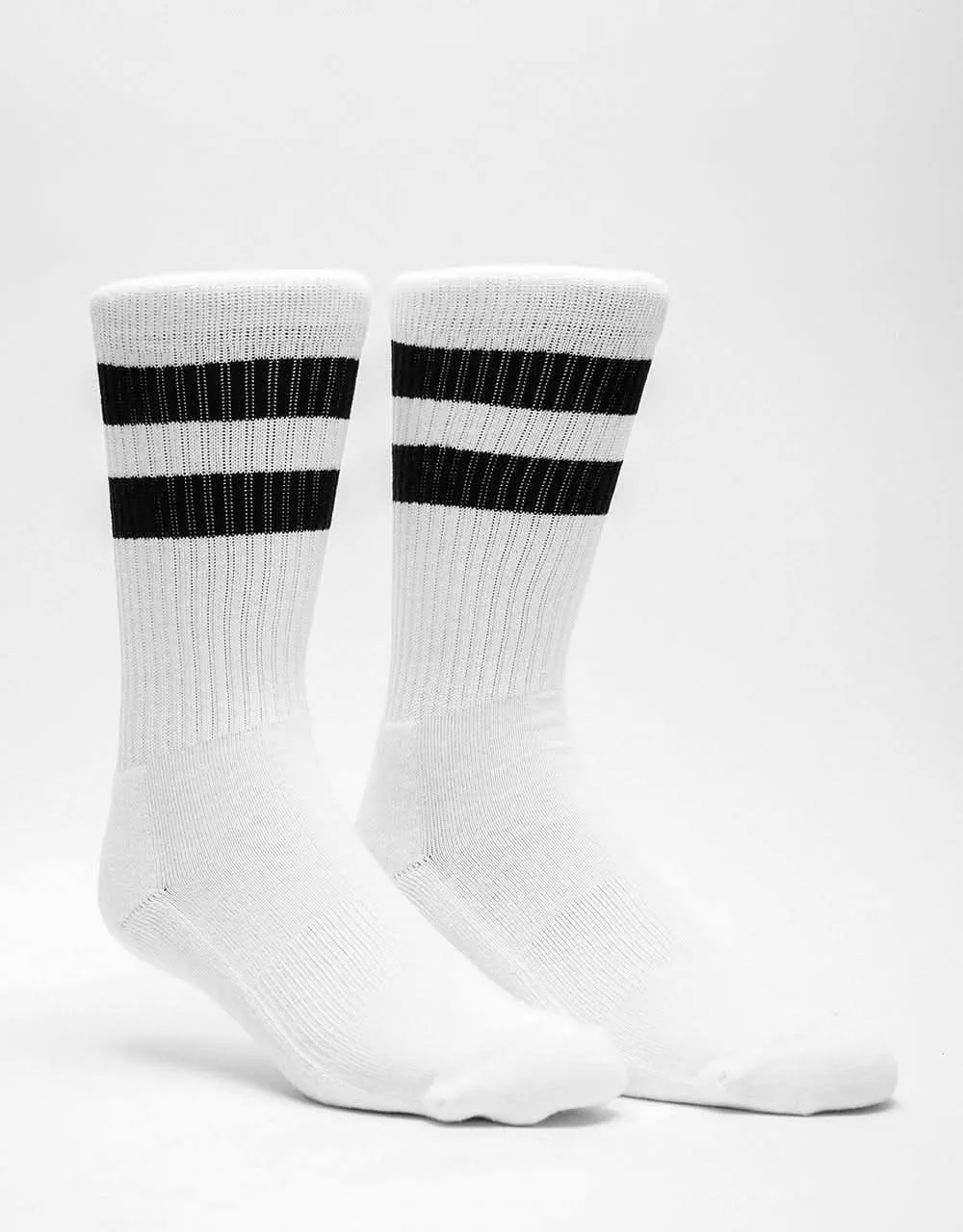 Route One Classic Crew Socks - White/Black