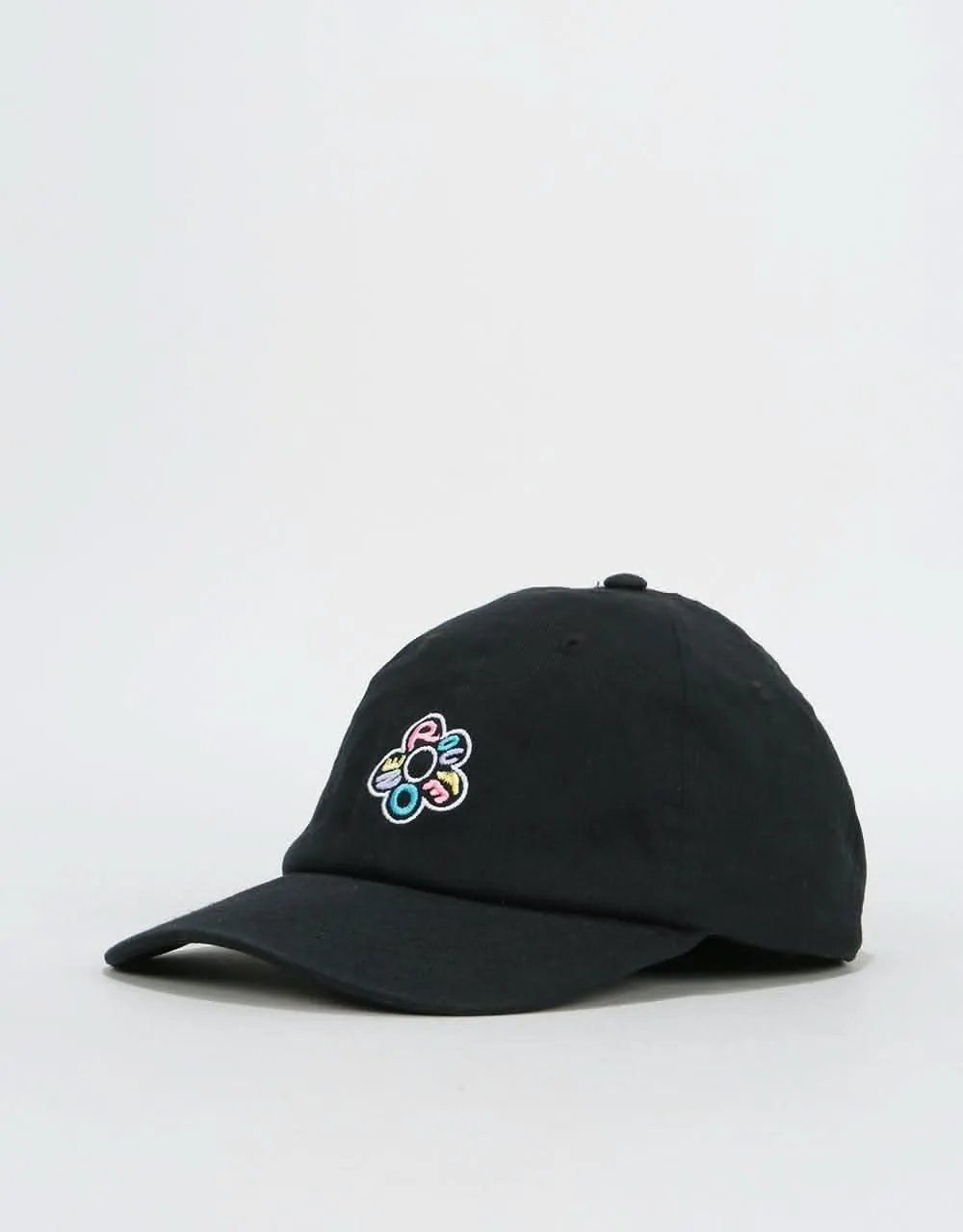 Route One In Bloom Cap - Black