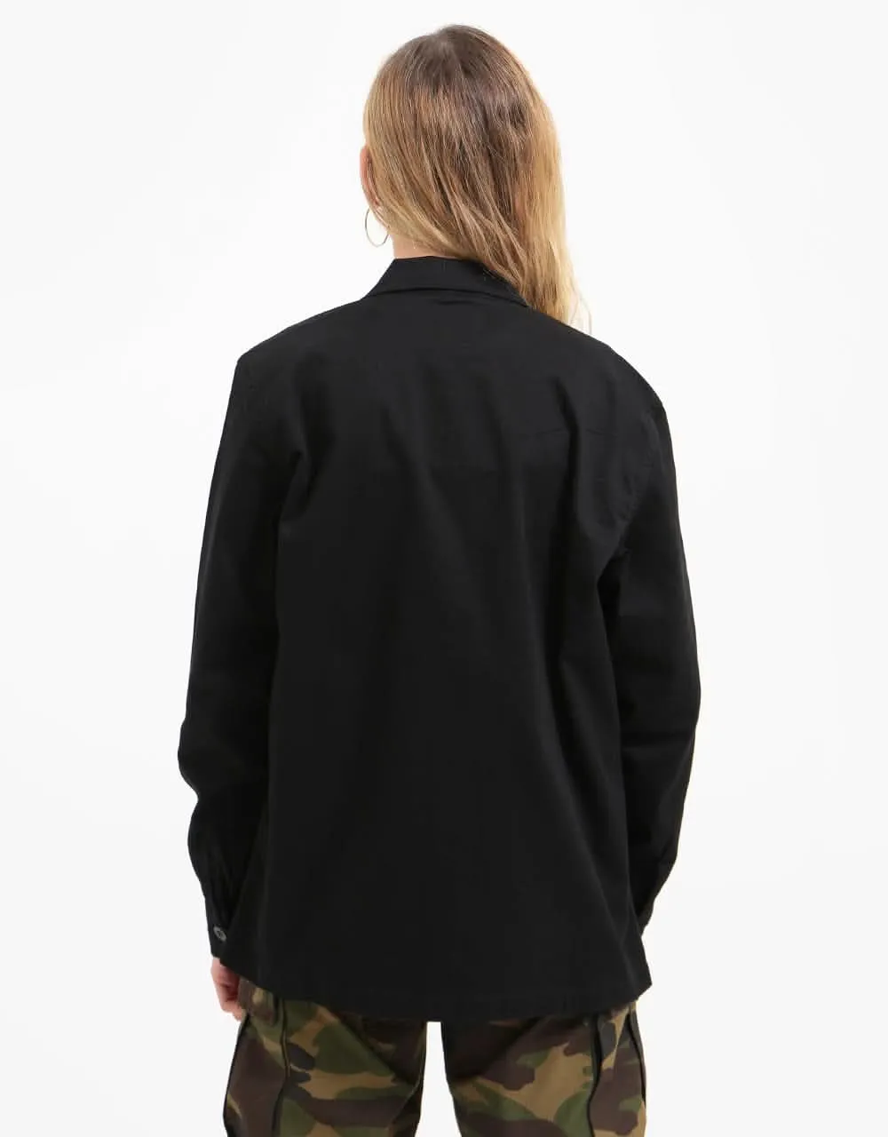Route One Military Shirt - Black