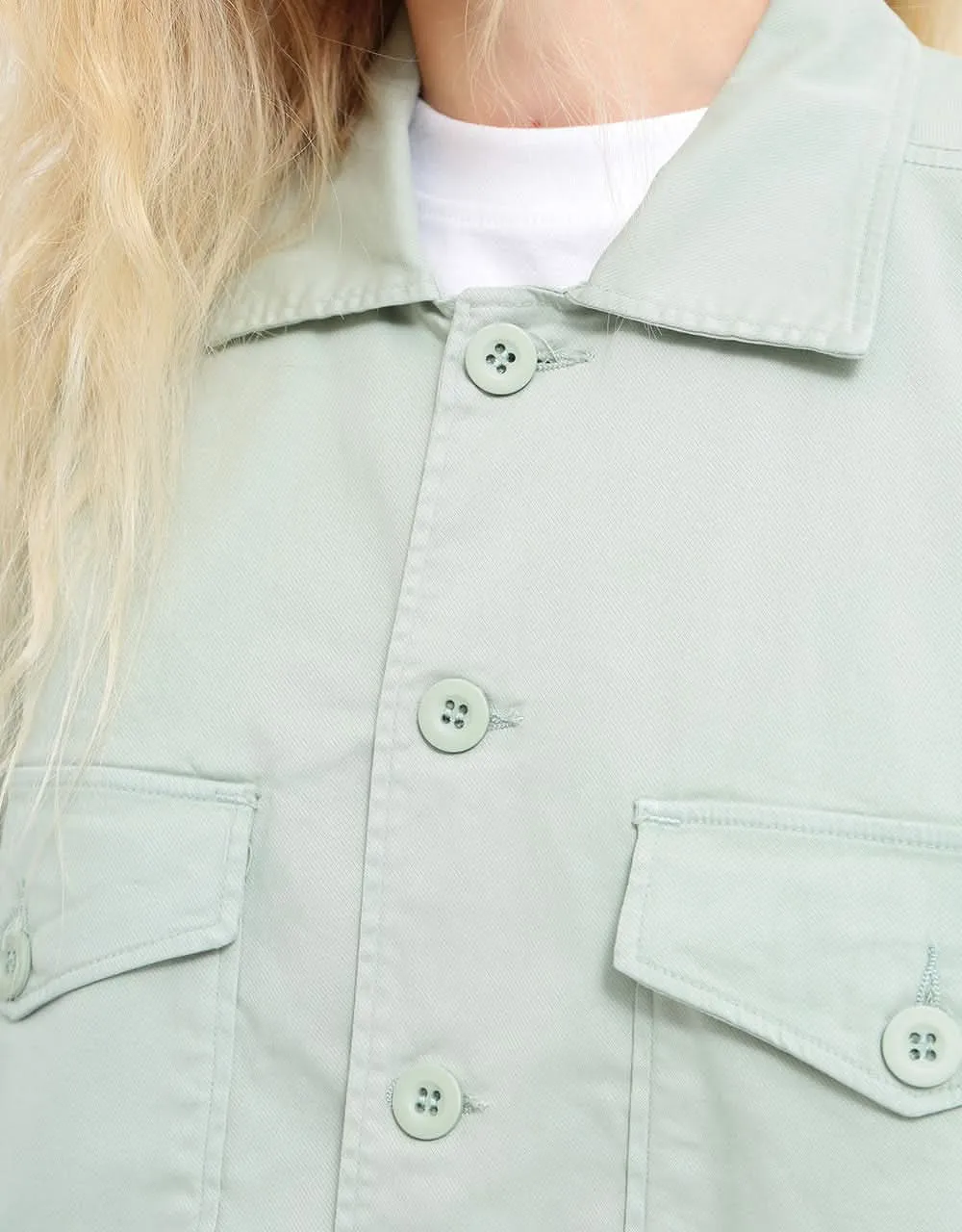 Route One Military Shirt - Dusty Mint