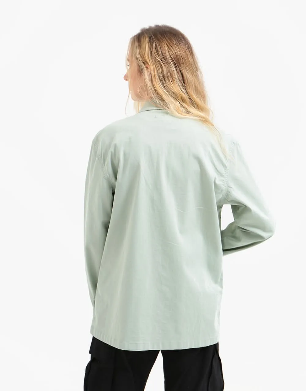 Route One Military Shirt - Dusty Mint