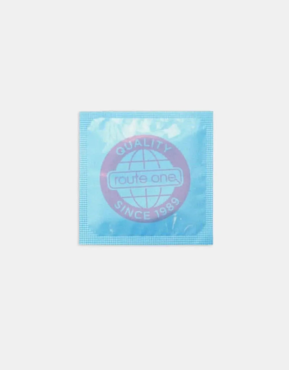 Route One Protection Logo Sticker - Blue/Pink