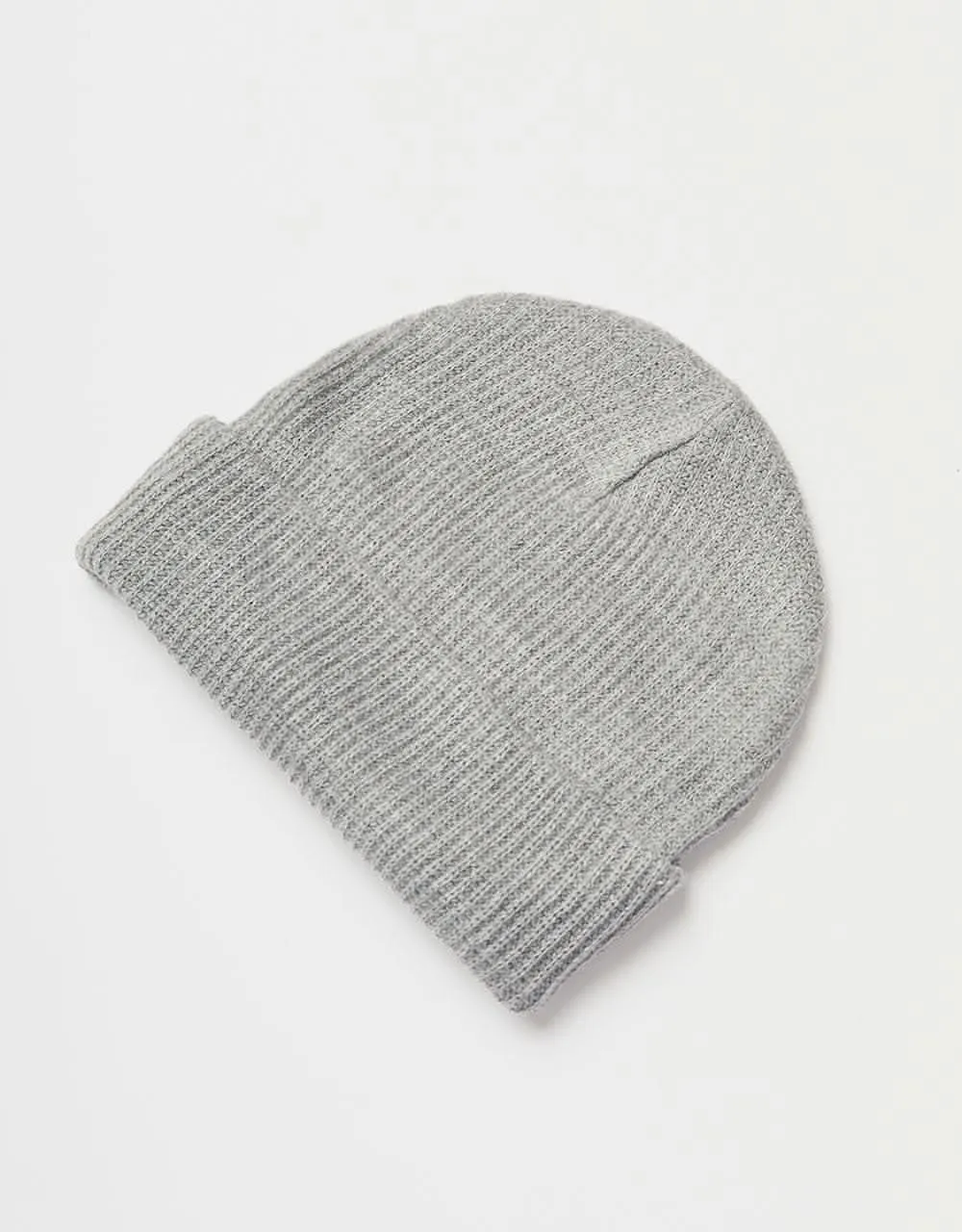 Route One Recycled Fisherman Beanie - Heather Grey