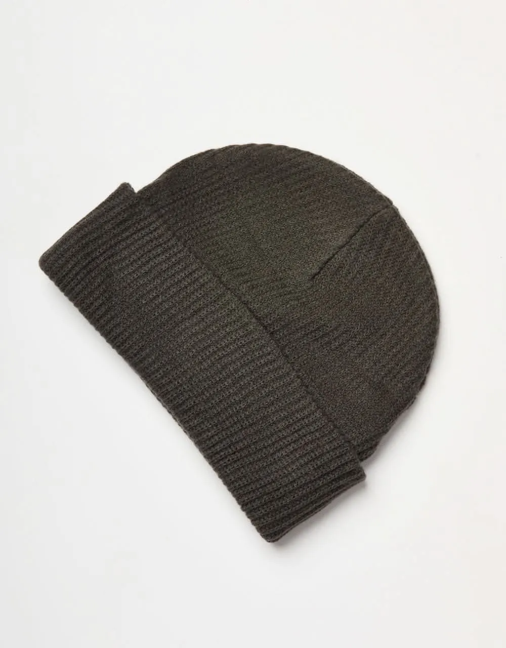 Route One Recycled Fisherman Beanie - Slate Grey