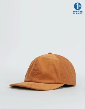 Route One Vintage Cord Dad Cap - Camel