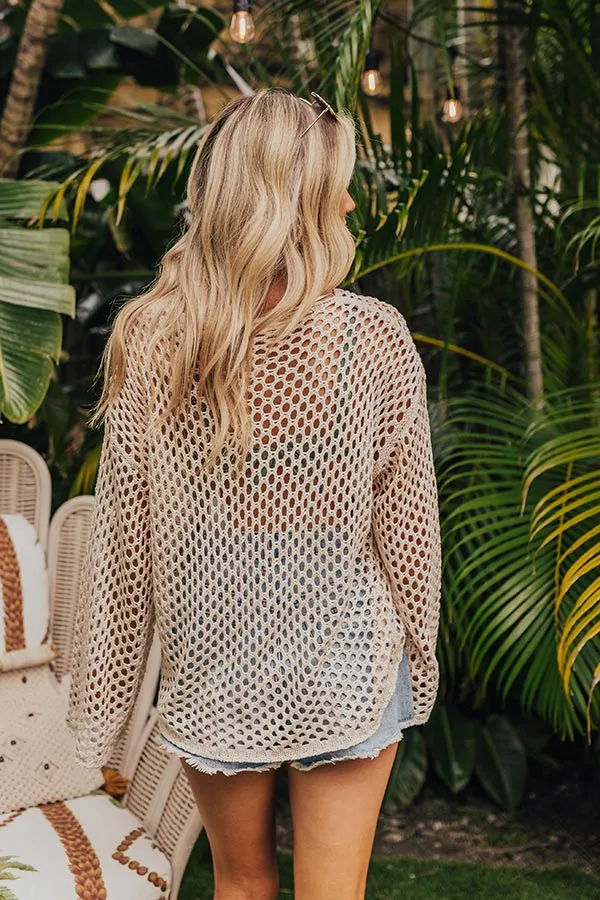 Saltwater Sunrise Knit Top