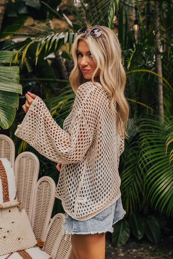 Saltwater Sunrise Knit Top