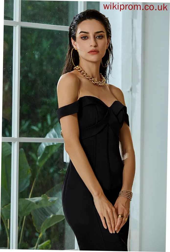 Sexy Off the Crepe Midi Dresses Dylan Bodycon Shoulder Club Dresses Stretch Sleeveless