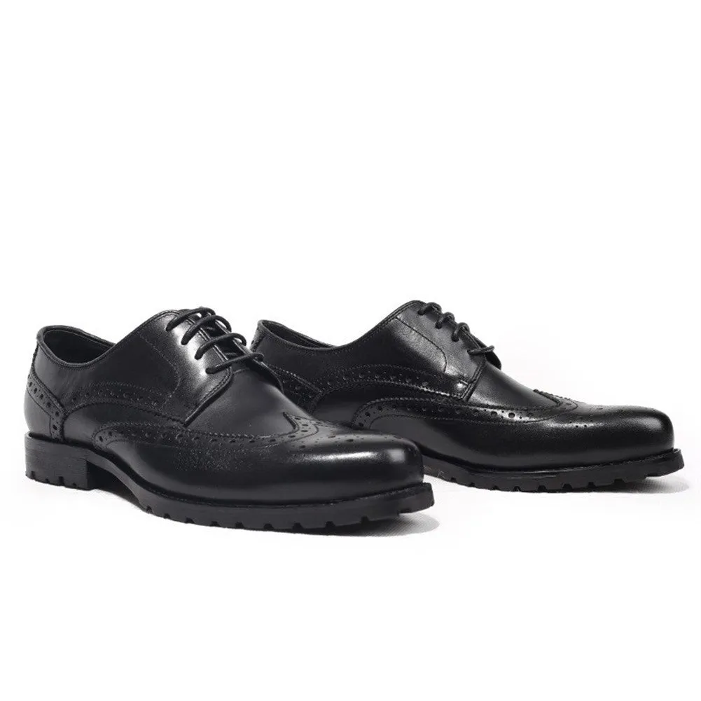Stitched Perforated Oxfords for men