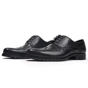 Stitched Perforated Oxfords for men