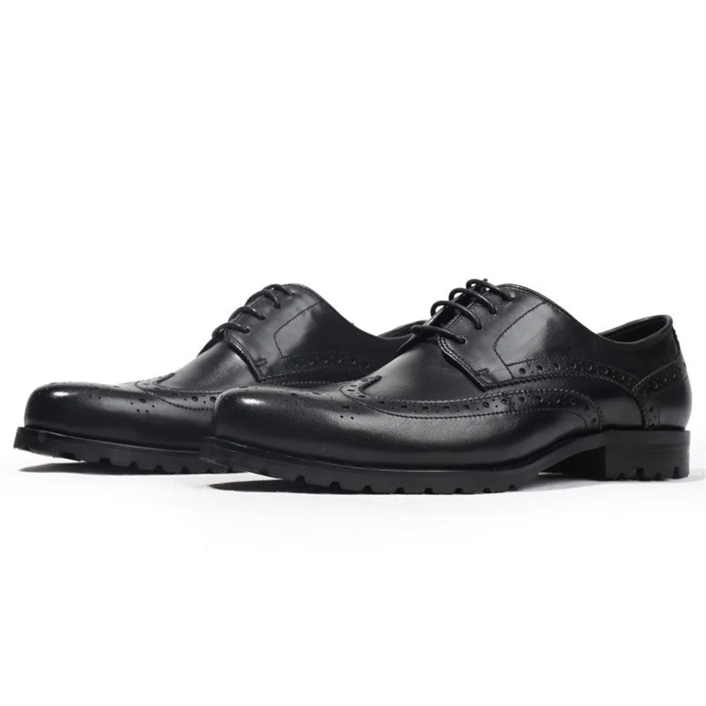 Stitched Perforated Oxfords for men