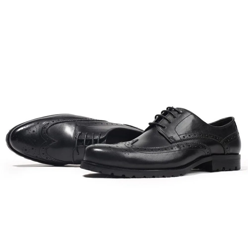 Stitched Perforated Oxfords for men