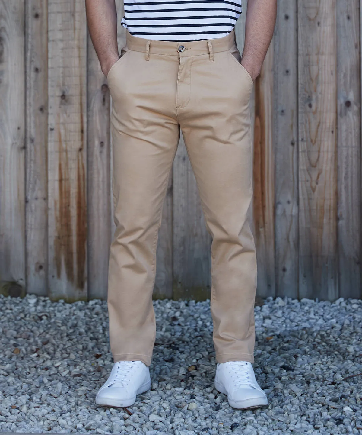 Stretch chinos | Black