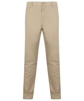 Stretch chinos with flex waistband | Stone