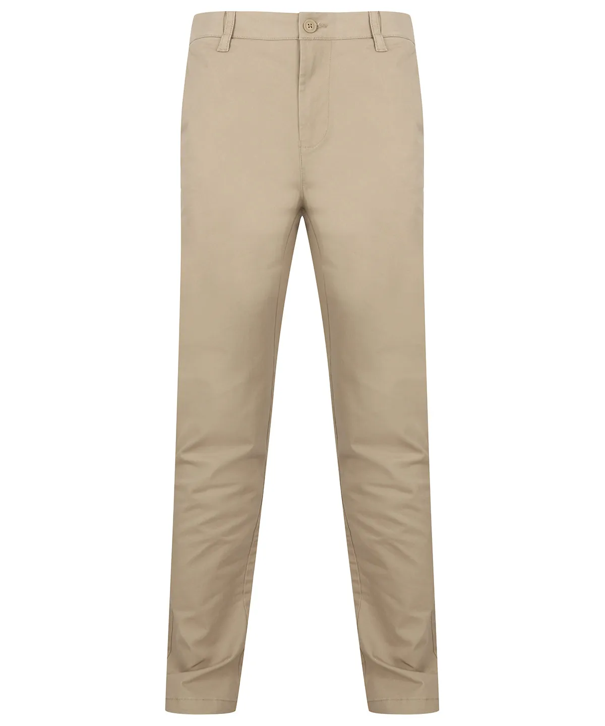 Stretch chinos with flex waistband | Stone