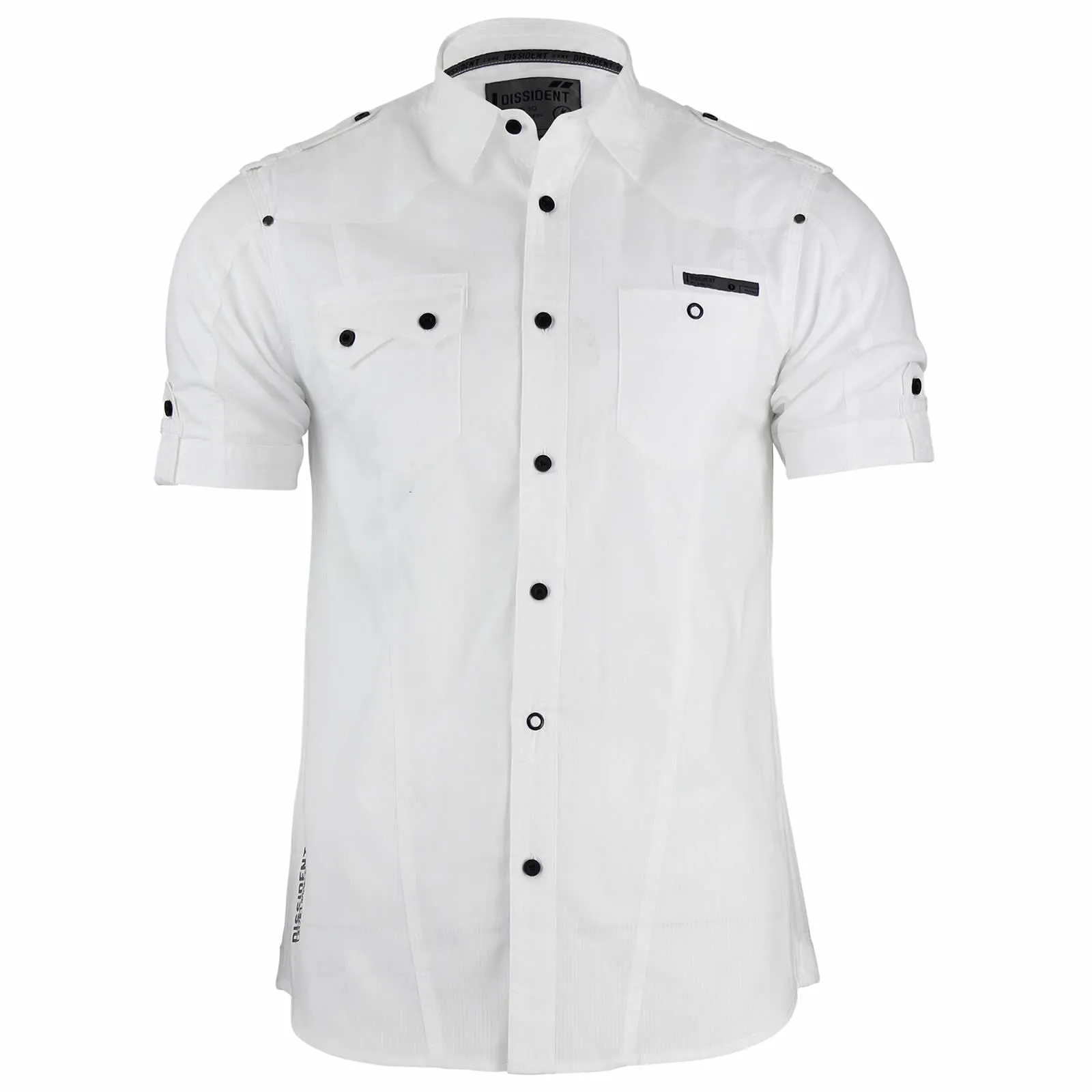 Striped cotton shirt in white - Dissident