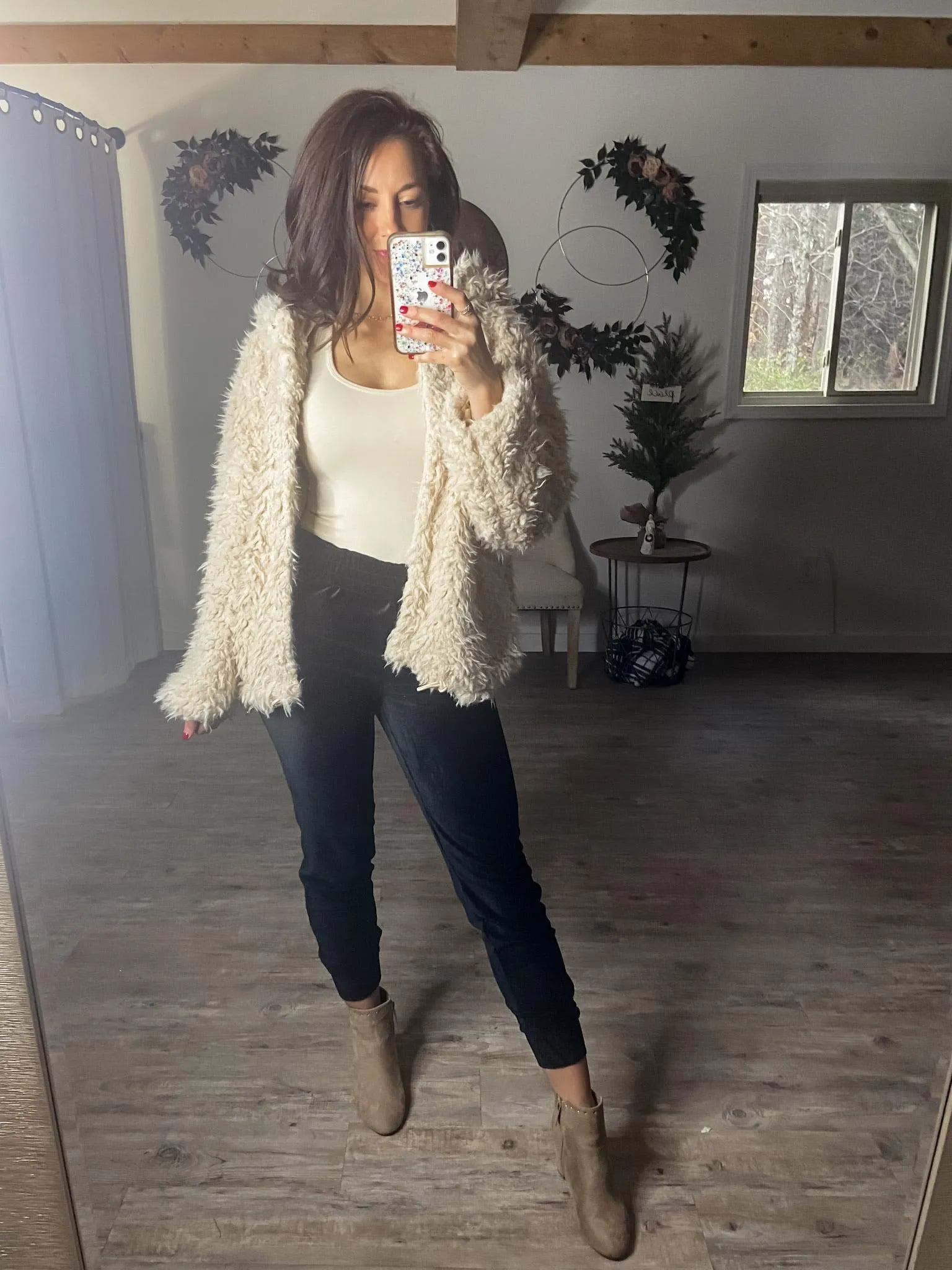 Sweeter Times Velour Pants (Black)