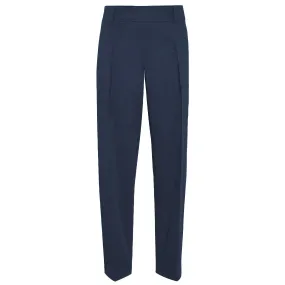 Tindara Navy Cotton Trousers