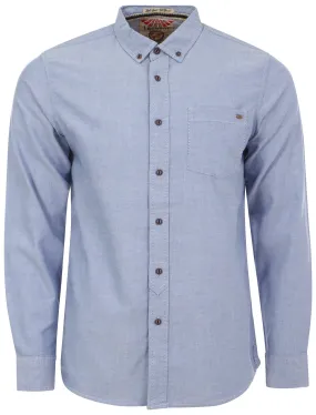 Tokyo Laundry Atkin blue shirt