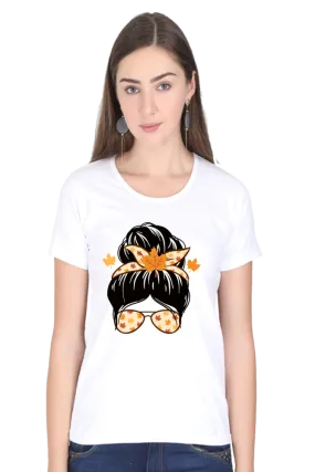 Trendy Women's Graphic T-Shirt - Ultra-Soft Cotton, Unique Prints, Relaxed Fit, Ideal for Casual Wear and Gifts