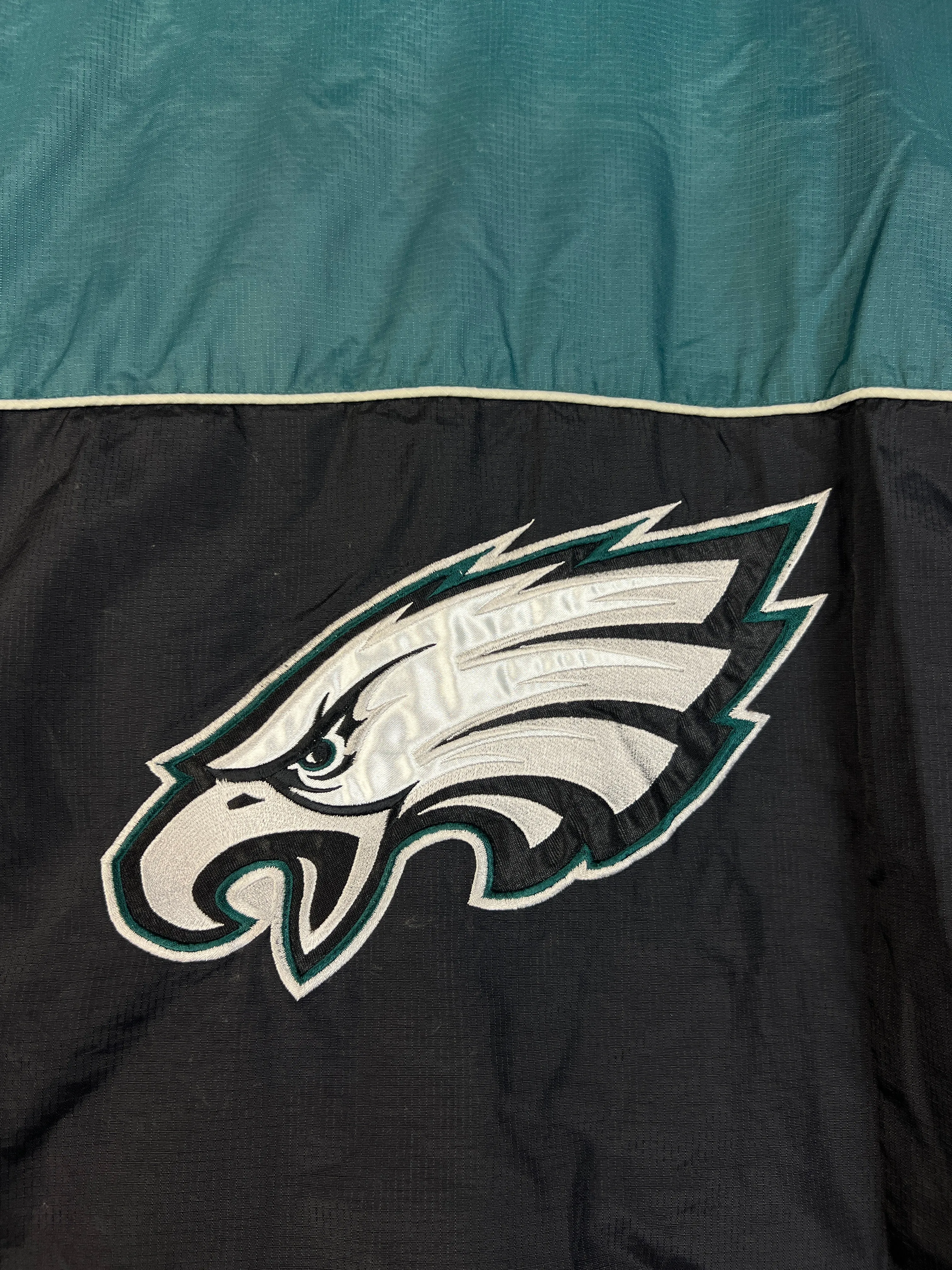 Vintage 90’s Unique Sports Philadelphia Eagles Reversible Fleece Lined Jacket