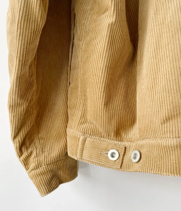 WELCOME-RAIN/CORDUROY JACKET (CAMEL)