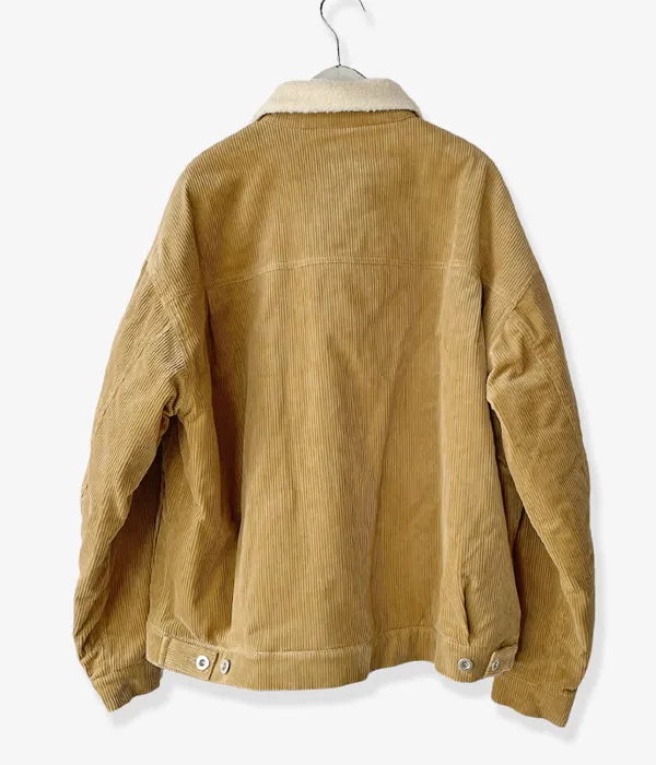 WELCOME-RAIN/CORDUROY JACKET (CAMEL)