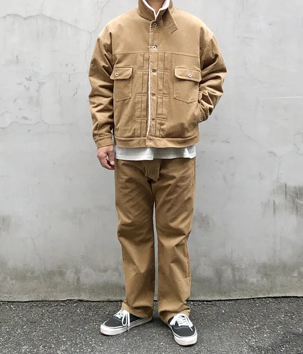 WELCOME-RAIN/CORDUROY JACKET (CAMEL)